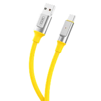 Кабель Type-C to USB XO NB251 6A 1m Yellow