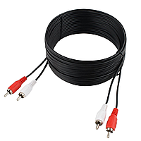 Кабель Cablexpert CCA-2R2R-10, 2RCA-2RCA, 3м