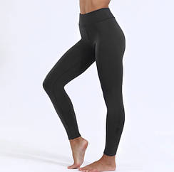 Жіночі флісові легінси розмір М темно-сірі