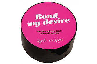 Чорний скотч для бондажу Love To Love BOND MY DESIRE 15 м, не липне до шкіри