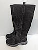 STTOPA демі зима. Висота 48 см. Розміри 41-42. Чоботи великих розмірів шкіряні. 334-4142 Чорні, фото 3