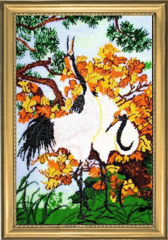 Набір для вишивання бісером ТМ Батерфляй Журавлі БФ 513, фото 1