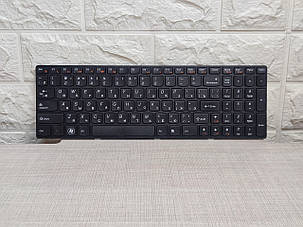Клавіатура для ноутбука LENOVO (G580, G585, N580, N585, Z580, Z585) rus, black, black frame, фото 1