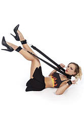 Фіксатор ніг і рук з маскою на очі Fetish Tentation Neck, Wrist and Ankle Strap