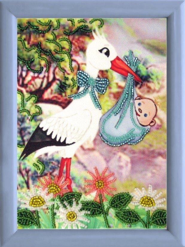 Набір для вишивання бісером ТМ Батерфляй Аист БФ 953, фото 1