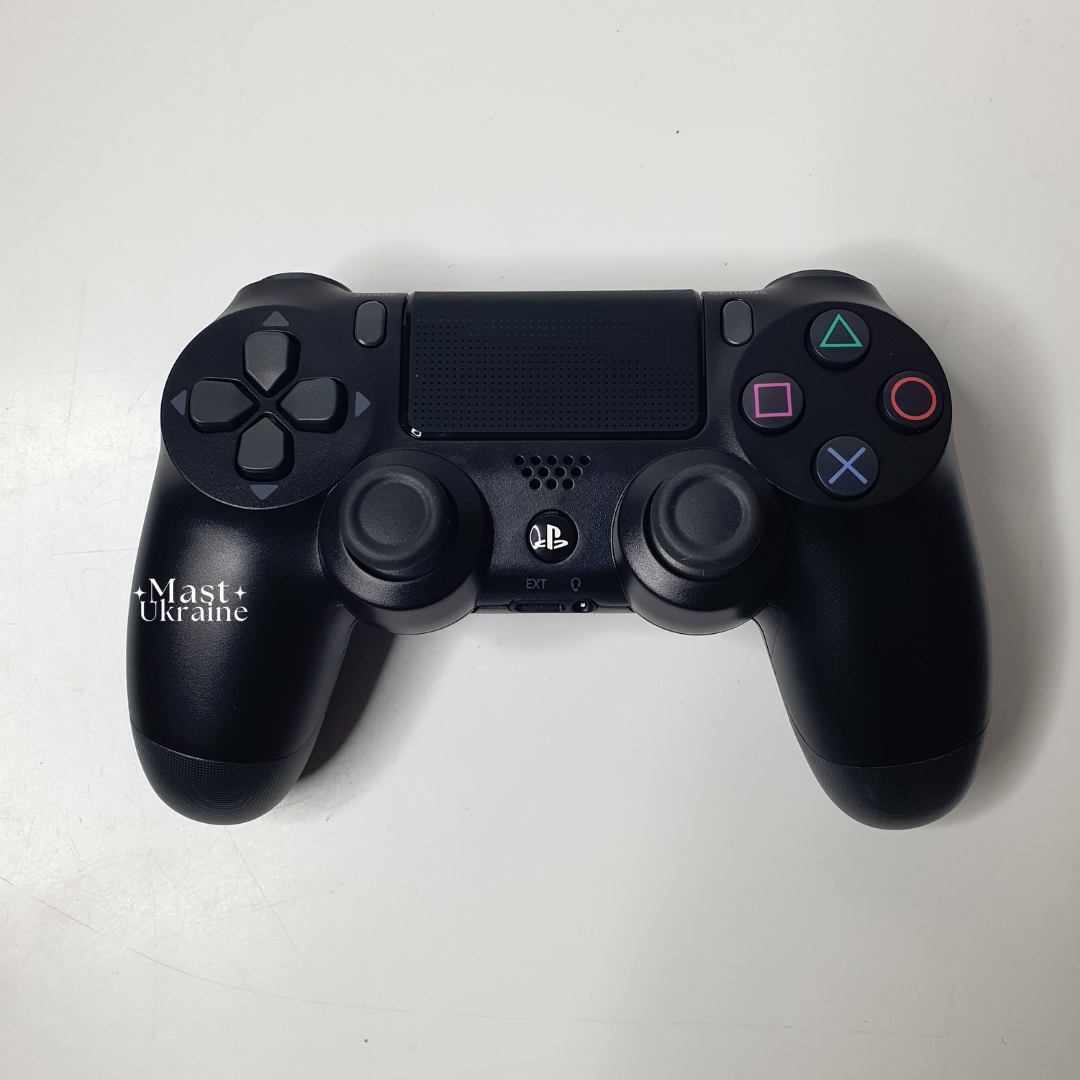 Бездротовий bluetooth джойстик ps4 DOUBLE-motor vibration 4 Wireless Controller для Sony PS4 DS-2312, Чорний, фото 1