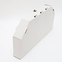 Коробка для половини піци та кальцоне суцільна 320*160*40 Біла