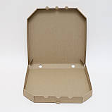 Упаковка для піцци бура 400х400х35 мм, фото 2