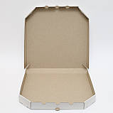 Картонна упаковка для піци 460х460х40 мм біла, фото 2