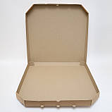 Упаковка для піцци бура 400х400х35 мм, фото 3