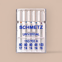 Набір універсальних голок Schmetz для побутових швейних машин.