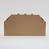 Коробка для половини піци та кальцоне суцільна 320*160*40 Бура, фото 3