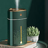 Ультразвуковий зволожувач повітря для дітей з підсвічуванням Heavy Fog Humidifier, Зволожувач міні. Зелений, фото 8