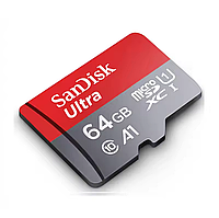 Карта памяти MicroSDXC SanDisk Ultra Class 10 64Gb