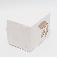 Коробка для кондитерських виробів із віконцем 120*85*90