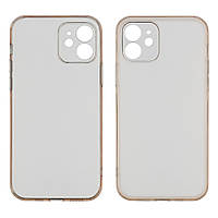 Чохол Matt Protective для Apple iPhone 12 рожевий Люкс