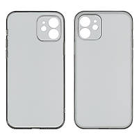 Чохол Matt Protective для Apple iPhone 12 чорний Люкс