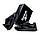 Чоловічі кросівки замша шкіра текстиль Reebok Classic Leather Hexalite Black, кеди Рибок чорні. Чоловіче взуття, фото 3