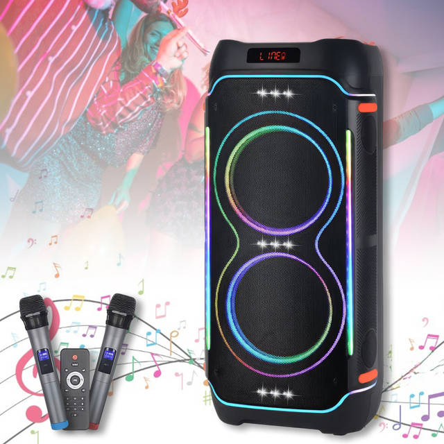 ドゥミリオンDX
超音波複合美顔器 自宅用エステ Переносная колонка на колесиках с 2 микрофонами и пультом ZXX-5520