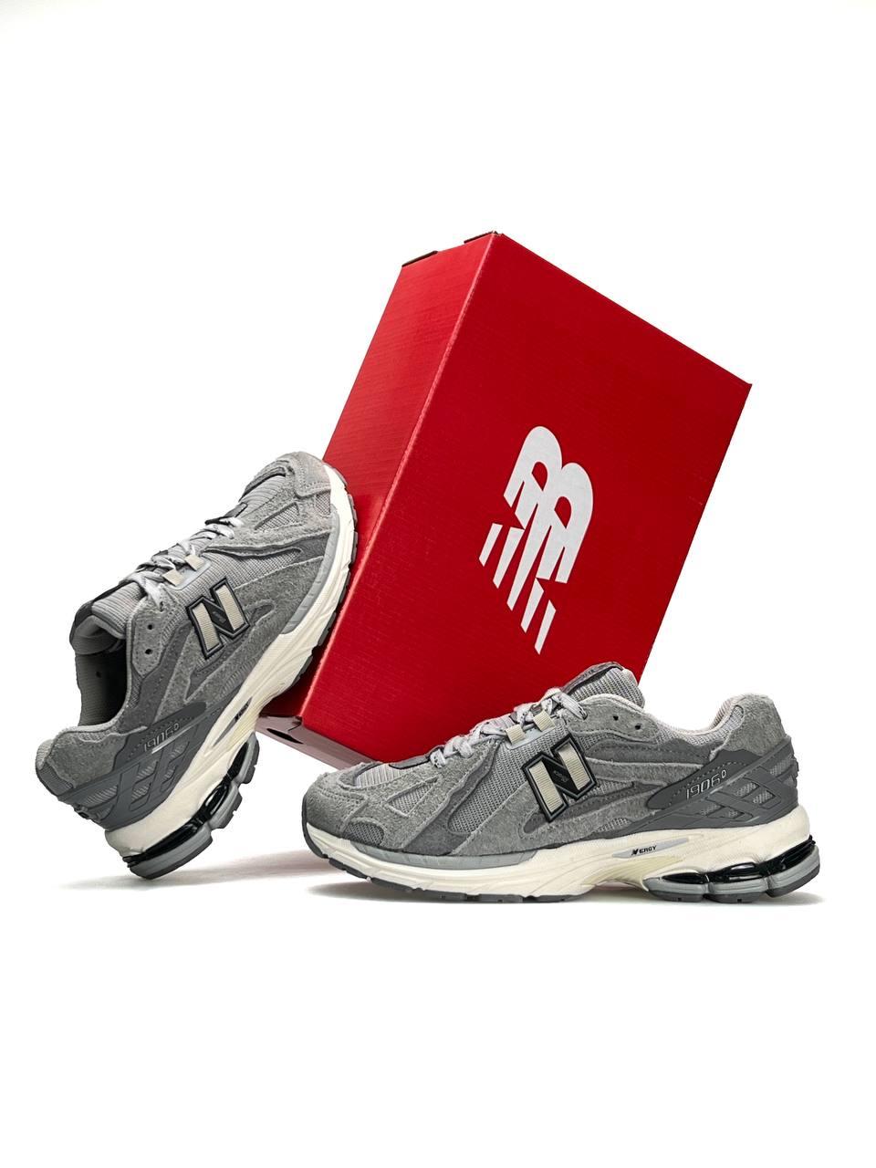 Чоловічі кросівки замша текстиль New Balance 1906D Light Grey Beige, кеди Нью Беланс сірі. Чоловіче взуття, фото 1