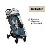 Коляска прогулянкова дитяча Chicco Glee Блакитна (системою складання ONE touch), фото 7