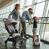 Коляска прогулянкова дитяча Chicco We Сіра (з автоматичною системою складання, ручна поклажа), фото 2