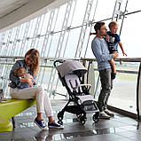 Коляска прогулянкова дитяча Chicco We Сіра (з автоматичною системою складання, ручна поклажа), фото 3