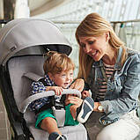 Коляска прогулянкова дитяча Chicco We Сіра (з автоматичною системою складання, ручна поклажа), фото 4