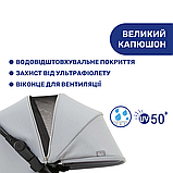 Коляска прогулянкова дитяча Chicco We Сіра (з автоматичною системою складання, ручна поклажа), фото 5
