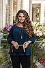 Р-ри 50-60 Жіночий брючний костюм із вільною тунікою, фото 9