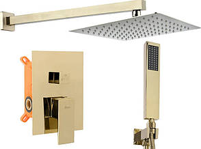 Душова система REA FENIX GOLD + BOX прихованого монтажу, фото 1