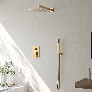 Душова система REA FENIX GOLD + BOX прихованого монтажу, фото 3