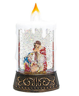 Нічник новорічний музичний Свічка XMAS WDL 23005C 3577, Сам