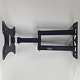 Поворотний кронштейн для телевізора діагоналлю 14"-42" з максимальним навантаженням 35кг HDL-1442, фото 4