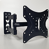 Поворотний кронштейн для телевізора діагоналлю 14"-42" з максимальним навантаженням 35кг HDL-1442, фото 6