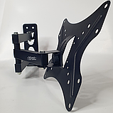 Поворотний кронштейн для телевізора діагоналлю 14"-42" з максимальним навантаженням 35кг HDL-1442, фото 8