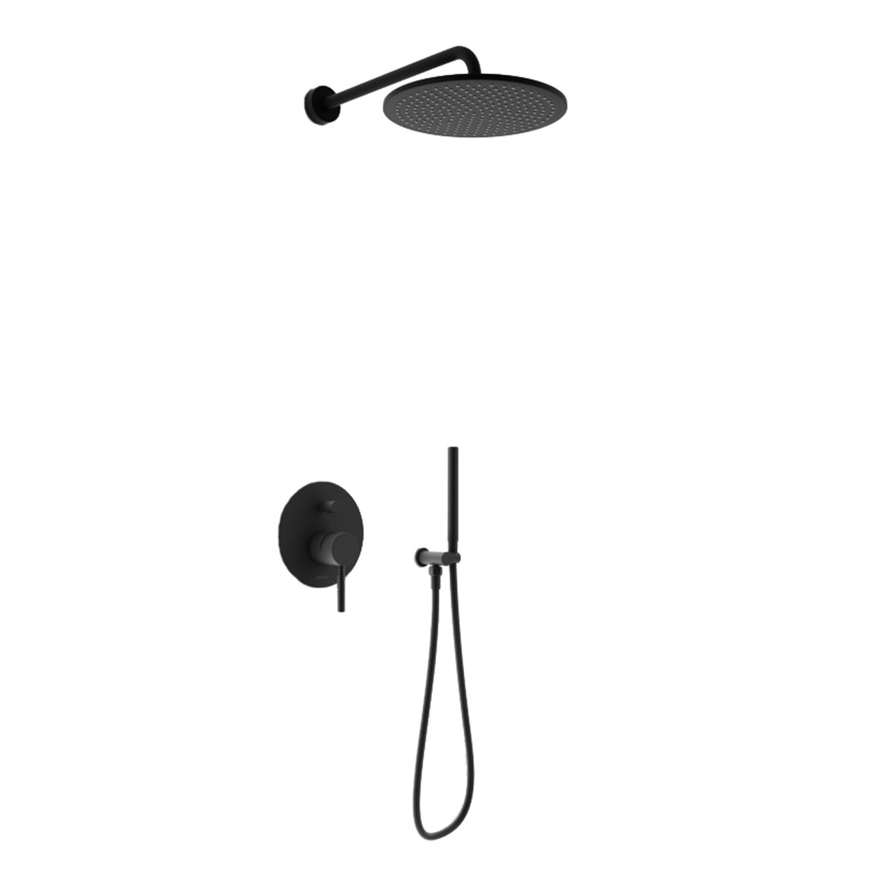 Душева система KOHLMAN ROXIN 25 BLACK + BOX прихованого монтажу