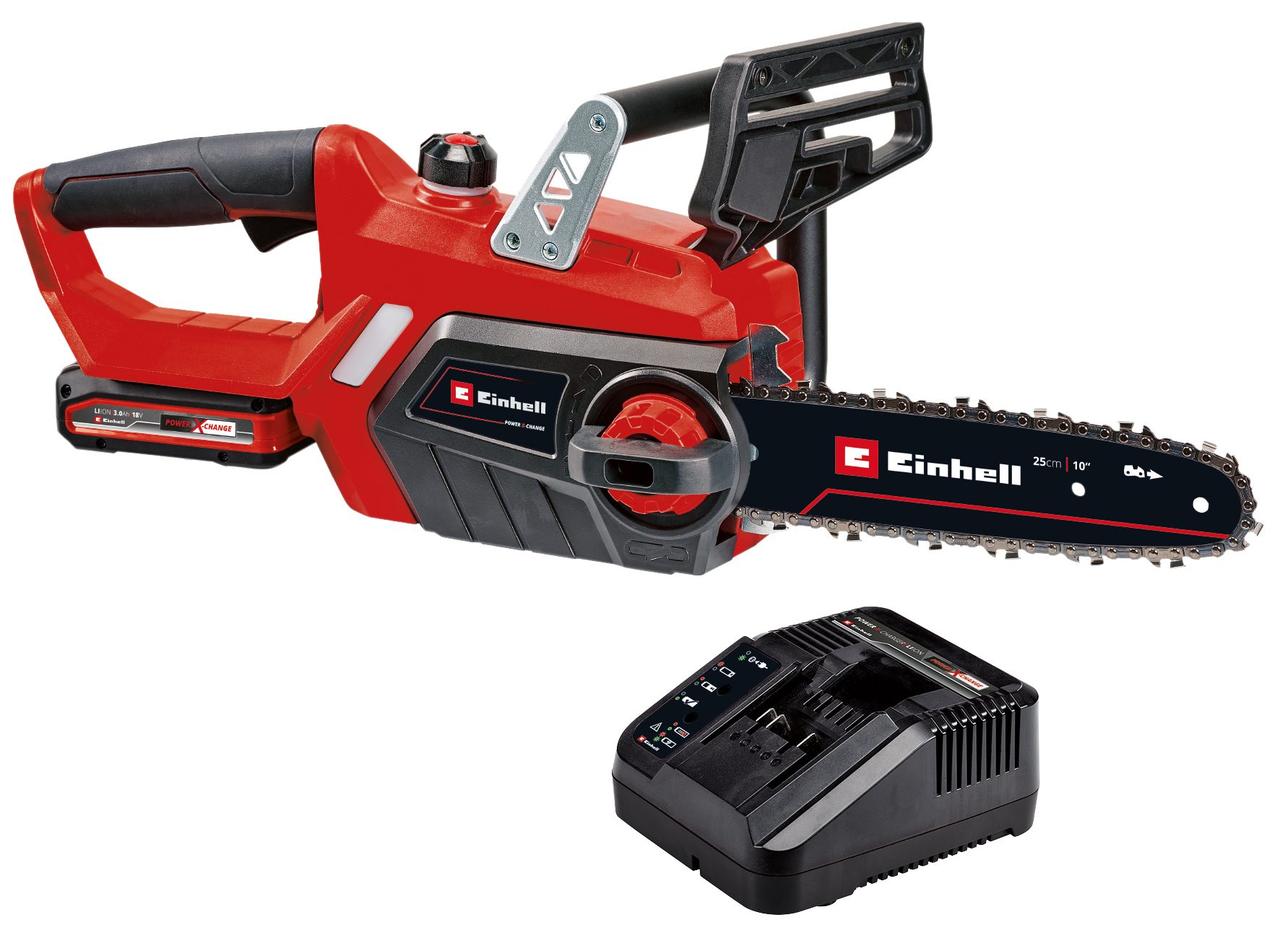 Пила ланцюгова акумуляторна Einhell GE-LC 18 Li Kit (4501760), фото 1