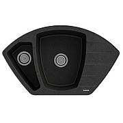 Кухонна мийка GRANITAN COMPACT BLACK чорна з вкрапленням *