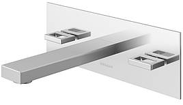 Змішувач для раковини (умивальника) KOHLMAN NEXEN CHROME + BOX прихованого монтажу