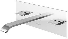 Змішувач для раковини (умивальника) KOHLMAN AXIS CHROME + BOX прихованого монтажу