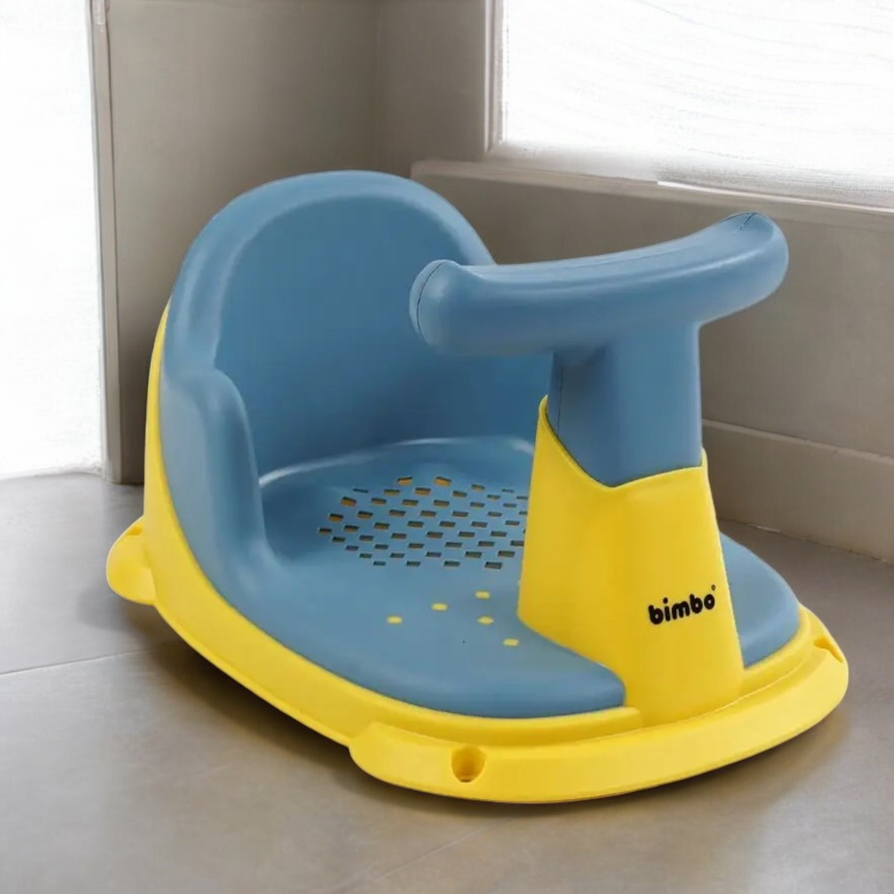 Підставка для ванни "Bimbo" (4 присоски, ручка, отвори для відтоку води, в коробці) BM-18071