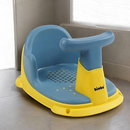 Підставка для ванни "Bimbo" (4 присоски, ручка, отвори для відтоку води, в коробці) BM-18071, фото 1