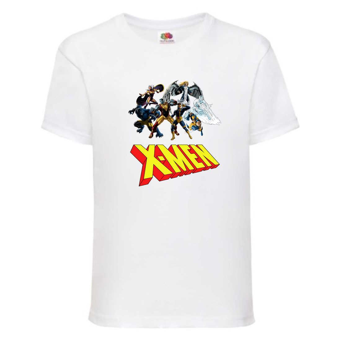Футболка дитяча Люди Ікс (x-men 002) біла, 98-104-116-128-140-152-164 розмір