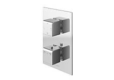 Душова система KOHLMAN EXCELENT 20 CHROME з термостатом + BOX прихованого монтажу, фото 4