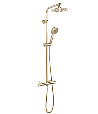 Душовий гарнітур REA BLISS BRUSHED GOLD із термостатом, фото 6