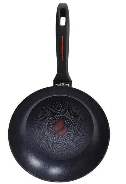 Сковорода ⌀ 22см з антипригарним 3х шаровим мармуровим покриттям Bohmann BH 1011-22 сковорода для смаження