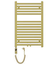 Сушка для рушників MEXEN HADES 80х50 GOLD 300W електричний, фото 6