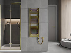 Сушка для рушників MEXEN HADES 120х40 GOLD 600W електричний, фото 4