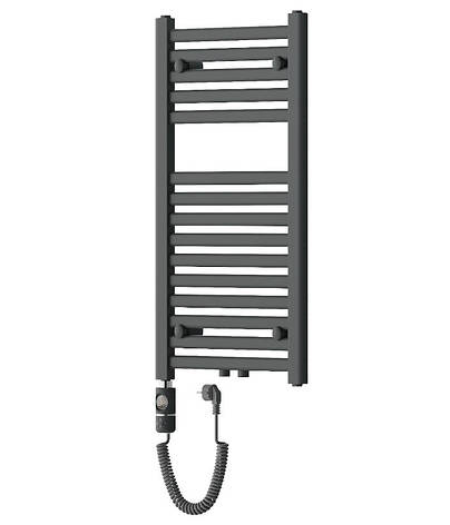 Сушка для рушників MEXEN HADES 80х40 ANTHRACITE 300W електричний, фото 1